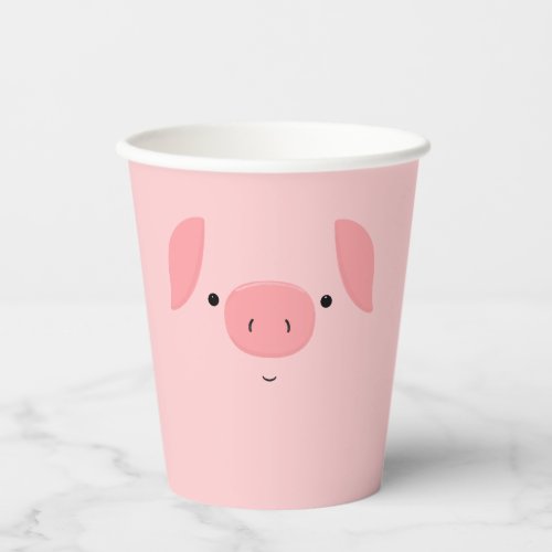 Cute Piggy Paper Cups