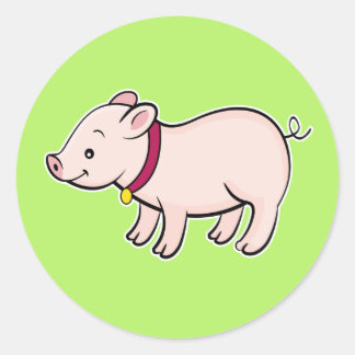 Cute Piggy Sticker