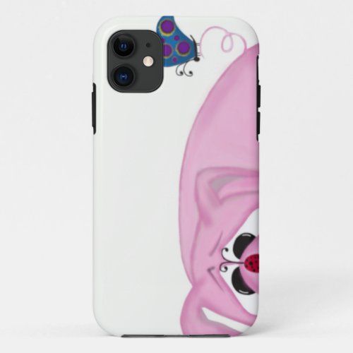 Cute Piglet Chumley And Beautiful Friends iPhone 11 Case