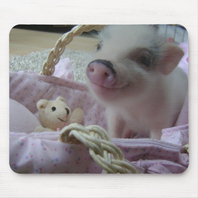Cute Piglet Mousepad (Front)