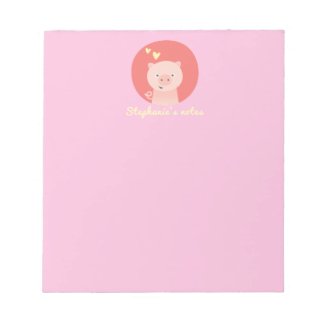 Cute Piglet - Personalized Girl's 