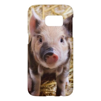 Cute Piglet Samsung Galaxy S7 Case by pdphoto at Zazzle