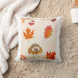Cute pillow for cozy autumn season.