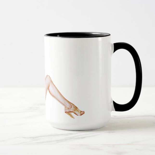 Cute Pin-up Girl Mug (Right)