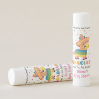 Cute Pinata, Gracias, Thank You Baby Shower Favors Lip Balm