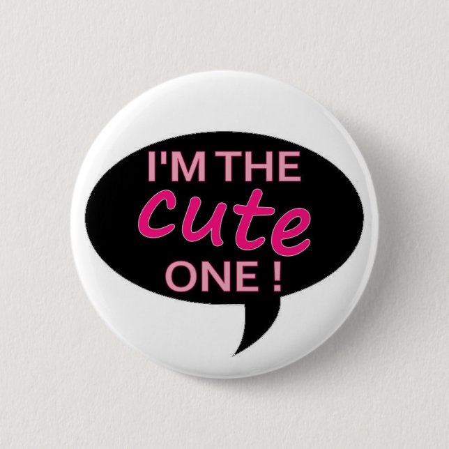 cute pinback button (Front)