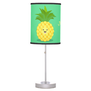Cute pineapple cartoon illustration table lamp