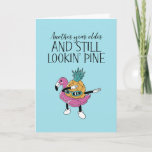 Cute Pineapple Fruit Pun Funny Birthday Card<br><div class="desc">Funny and cute birthday card for those who love puns and humor. Perfect way to wish your friends and family happy birthday.  Visit our store for more birthday card collection. You'll find something cool,  humorous and sometimes sarcastic birthday cards for your special someone.</div>