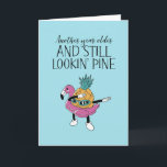 Cute Pineapple Fruit Pun Funny Birthday Card<br><div class="desc">Funny and cute birthday card for those who love puns and humor. Perfect way to wish your friends and family happy birthday.  Visit our store for more birthday card collection. You'll find something cool,  humorous and sometimes sarcastic birthday cards for your special someone.</div>
