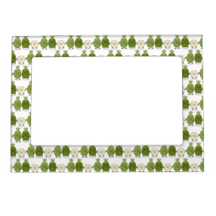 Cute pineapple guava feijoa funny cartoon magnetic frame