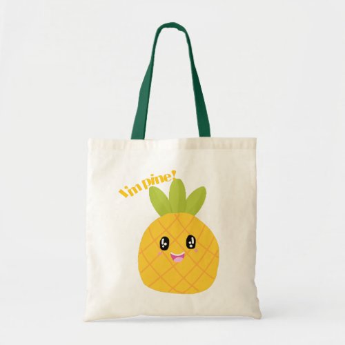 Cute Pineapple kawaii Tote Bag