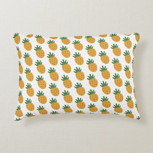 Cute Pineapple Pattern  Modern Fertility IVF Accent Pillow