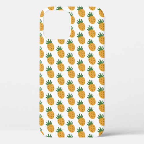 Cute Pineapple Pattern  Modern Fertility IVF iPhone 12 Case