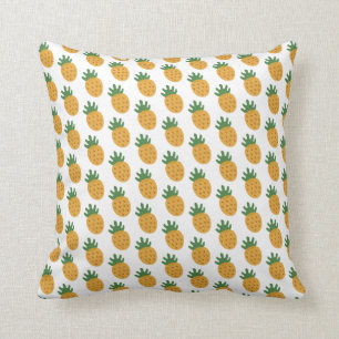 Cute Pineapple Pattern Modern Fertility IVF Throw Pillow