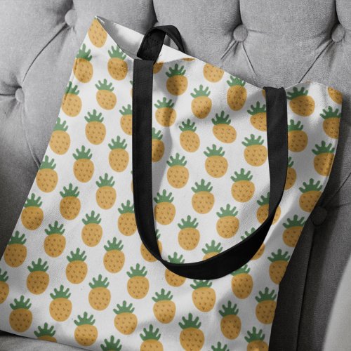 Cute Pineapple Pattern  Modern Fertility IVF Tote Bag