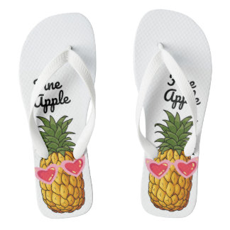 Cute Pineapple Sandals, Pineapple Flip Flops