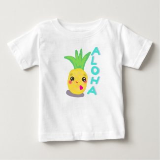 Cute Pineapple says Aloha