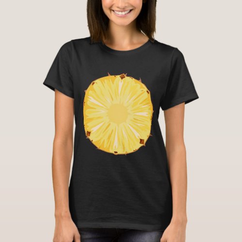 Cute Pineapple Slice Fruit Halloween Costume T_Shirt