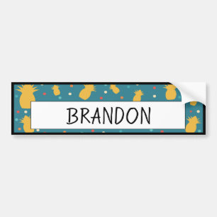 Cute Pineapple Student Sticker Desk Toppers