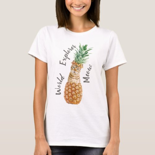 Cute Pineapple T_shirt
