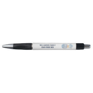 Cute Pineapple Tropical Beach Cruise Swag Custom Pen
