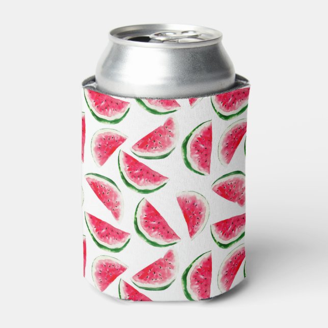 Cute Pineapple & Watermelon Pattern Can Cooler (Can Front)