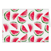 Cute Pineapple & Watermelon Pattern Cards (Front Horizontal)