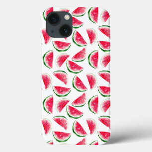 Cute Pineapple & Watermelon Pattern iPhone 13 Case