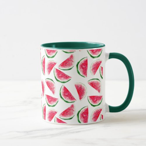 Cute Pineapple  Watermelon Pattern Mug