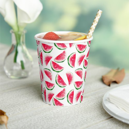 Cute Pineapple  Watermelon Pattern Paper Cups
