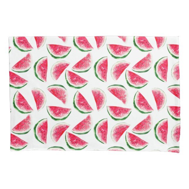 Cute Pineapple & Watermelon Pattern Pillowcase (Front-Left)