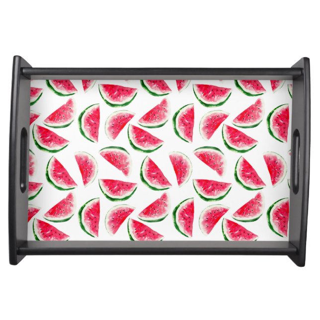 Cute Pineapple & Watermelon Pattern Serving Tray (Front)