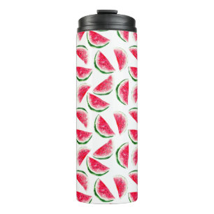 Cute Pineapple & Watermelon Pattern Thermal Tumbler