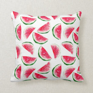 Cute Pineapple & Watermelon Pattern Throw Pillow