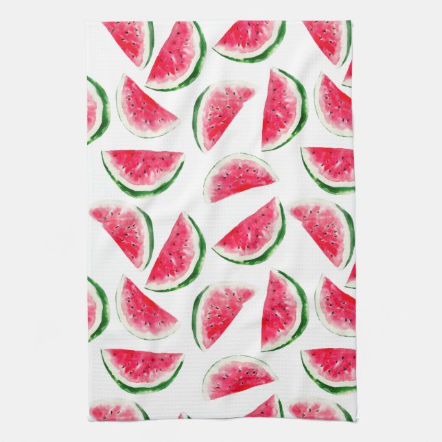 Cute Pineapple & Watermelon Pattern Towel (Vertical)