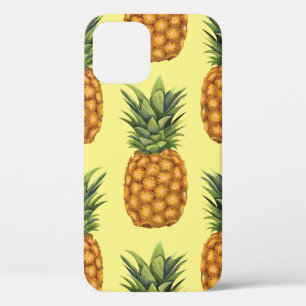 Cute pineapples abstract illustration pattern iPhone 12 case