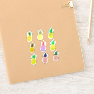 Cute Pineapples Fruit Sticker