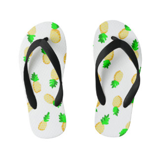 Cute Pineapples Kid's Flip Flops