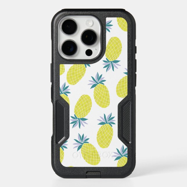 Cute Pineapples Pattern Otterbox iPhone Case (Back)