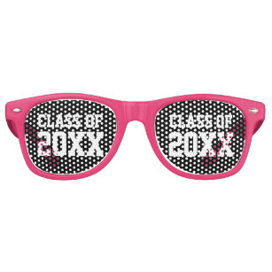 Cute pink 2024 Graduation day party favor Retro Sunglasses