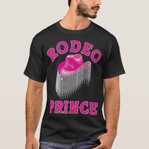 Cute Pink Aesthetic Southern Cowgirl Country Rodeo T_Shirt
