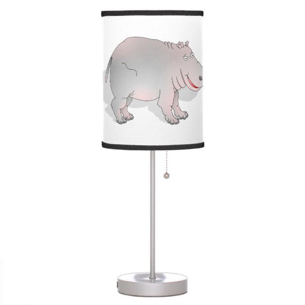 pink hippo lamp