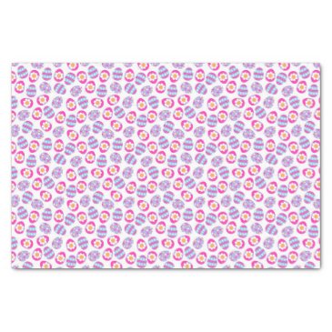 Cute Pink and Purple Easter Eggs Pattern