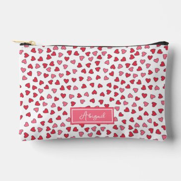 Cute Pink and Red Hearts Pattern