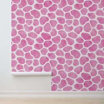 Cute Pink and White Giraffe Pattern 