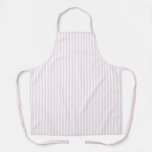 Cute Pink And White Striped Apron at Zazzle