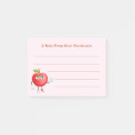 Cute Pink Apple Thumbs Up From Teacher  Post-it Notes
