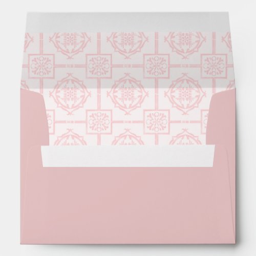 Cute Pink Asian Baby Shower Envelope