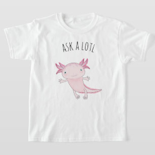Cute Pink Axolotl T-Shirt