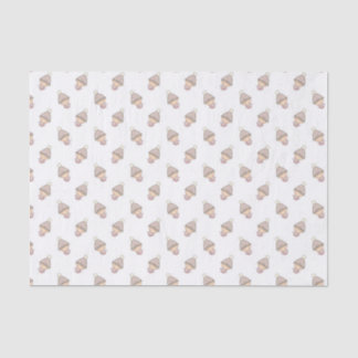 Cute Pink Babies Pattern Tissue Paper